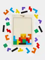 Головоломка Brauberg Kids, для детей деревянная Тетрис от 3 лет, сортер, пазлы для малышей