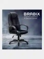 Кресло компьютерное BRABIX PREMIUM Rapid GM-102, НАГРУЗКА 180кг, экокожа/ткань,532105