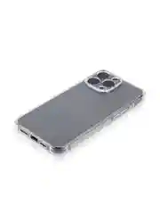 Прозрачный чехол для iPhone 16 Pro Max противоударный силиконовый ROSCO, прозрачный, с углами