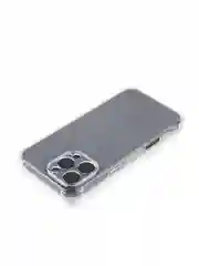 Прозрачный чехол для iPhone 16 Pro Max противоударный силиконовый ROSCO, прозрачный, с углами