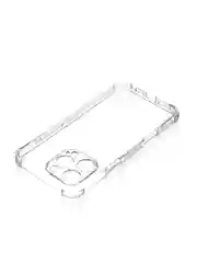 Прозрачный чехол для iPhone 16 Pro Max противоударный силиконовый ROSCO, прозрачный, с углами