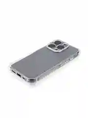 Прозрачный чехол для iPhone 16 Pro противоударный силиконовый Rosco прозрачный с усиленными углами