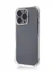Прозрачный чехол для iPhone 16 Pro противоударный силиконовый Rosco прозрачный с усиленными углами