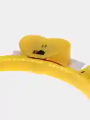 Желтый ободок новогодний светящися