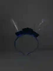 Синий ободок новогодний светящися