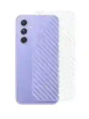 Прозрачный защитная пленка для Samsung Galaxy A16 под карбон, черная,назад, кожу
