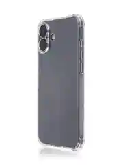 Прозрачный чехол для iPhone 16 Plus противоударный силиконовый ROSCO прозрачный с углами