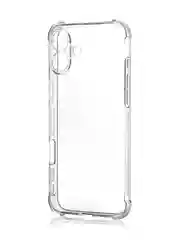 Прозрачный чехол для iPhone 16 Plus противоударный силиконовый ROSCO прозрачный с углами