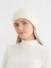 Бежевый шапка зимняя женская