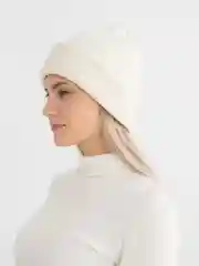Бежевый шапка зимняя женская