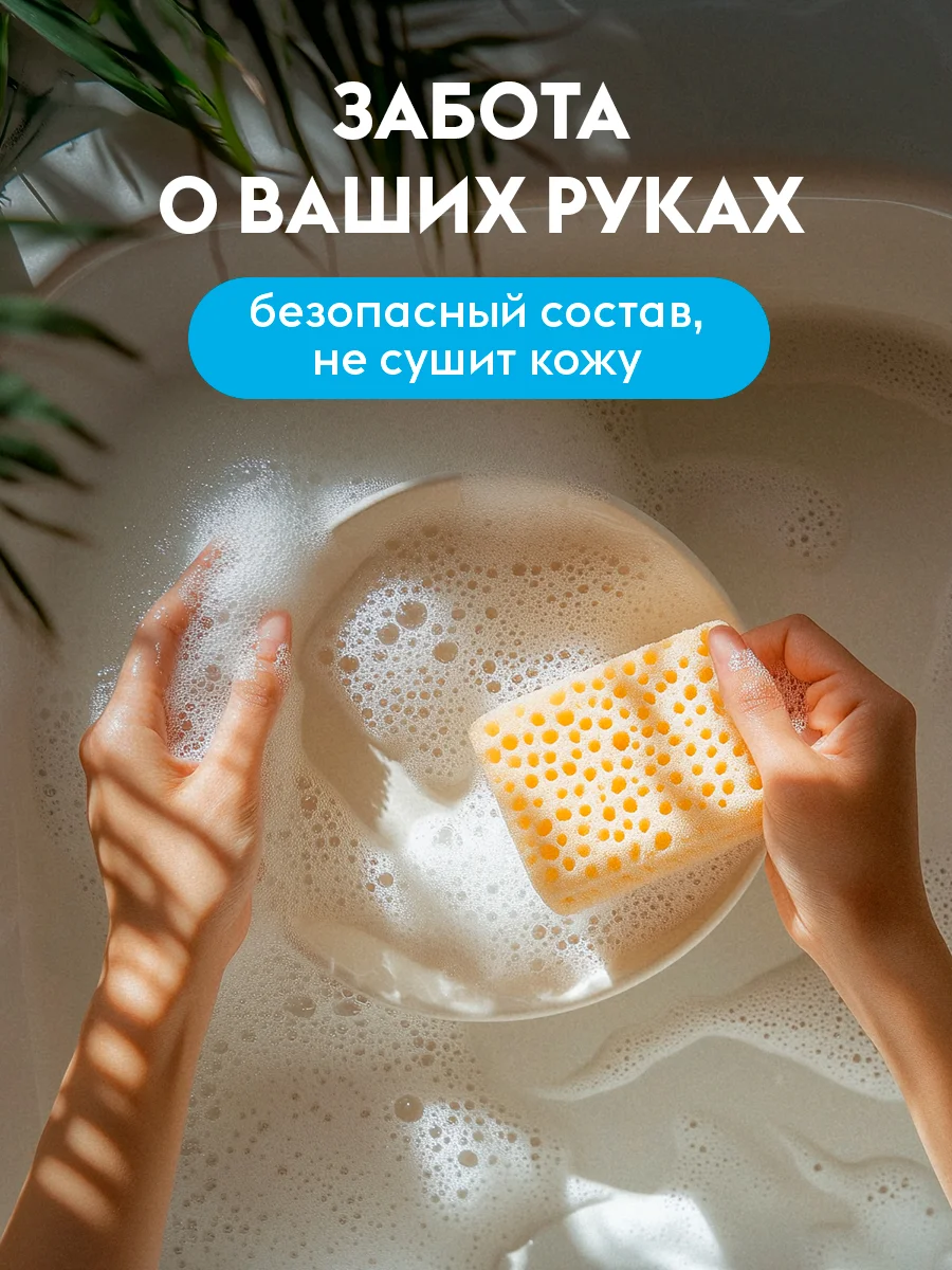 Средство для мытья посуды DUTYBOX Refill Морская соль и цветы лайма,500мл,ультраконцентрат