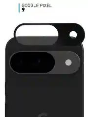 Черный стекло на камеру для Google Pixel 9 защитное ROSCO прозрачное с черной рамкой, закаленное