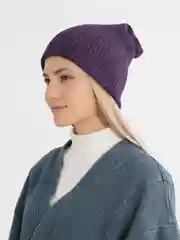 Лавандовый шапка зимняя женская
