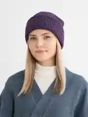 Лавандовый шапка зимняя женская