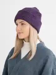 Лавандовый шапка зимняя женская