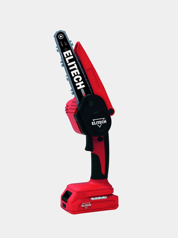Пила цепная акк ELITECH ДМ ПА 206К (20В,1х20В,Li-ion,шина15см,шаг-1/4",паз-1.1мм, 0.75кг)