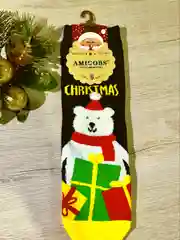 Носки женские, новогодние с принтом