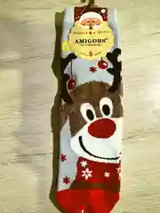 Носки женские, новогодние с принтом