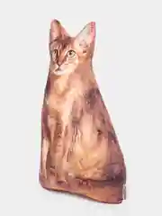 Карамельный мягкая подушка Кошка/Кот, реалистичная