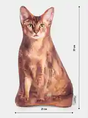 Карамельный мягкая подушка Кошка/Кот, реалистичная