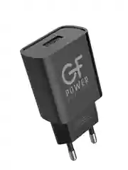 Черный сетевое зарядное устройство GFPower GF20, USB (5В / 2.1А)