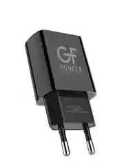 Черный сетевое зарядное устройство GFPower GF20, USB (5В / 2.1А)