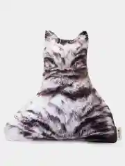 Серый металлик мягкая подушка Кошка/Кот, реалистичная