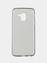 Ультратонкий силиконовый чехол затемненный с блесткамии для Samsung Galaxy J6 2018
