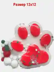 Небесно-голубой сквиш лапка