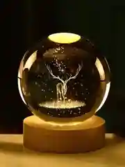 Хрустальный шар-ночник 3D, настольный стеклянный светильник