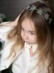 Ободок снежинка