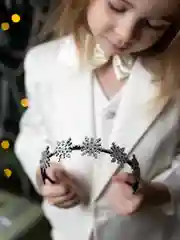 Ободок снежинка