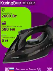 Утюг с отпаривателем KaringBee KB-EI003, черный