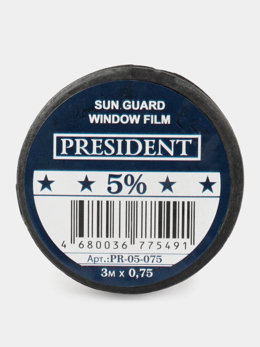 Пленка тонировочная "PRESIDENT" в тубе 05% (0,75м х 3м)