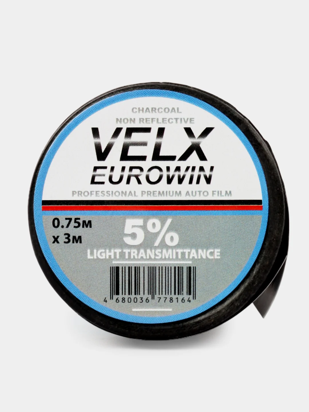 Пленка тонировочная оконная "VELX EUROWIN" 05% Сharcol (0.75м х 3м)