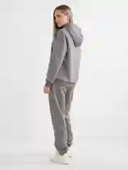 Серый спортивный костюм на флисе