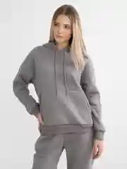 Серый спортивный костюм на флисе