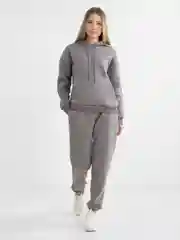 Серый спортивный костюм на флисе