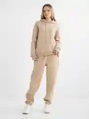 Бежевый спортивный костюм на флисе