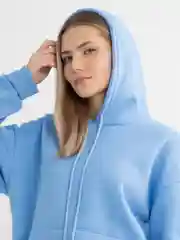 Голубой спортивный костюм на флисе