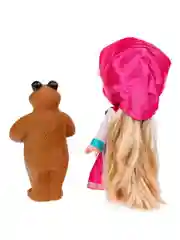 Игрушка Карапуз Кукла Маша и Медведь маша 15см