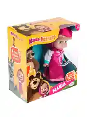 Игрушка Карапуз Кукла Маша и Медведь маша 15см