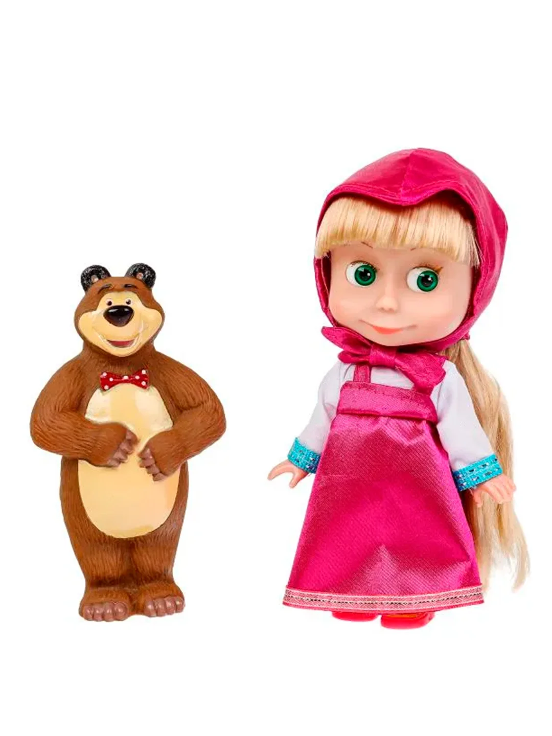 Игрушка Карапуз Кукла Маша и Медведь маша 15см