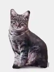 Хром мягкая подушка Кошка/Кот, реалистичная