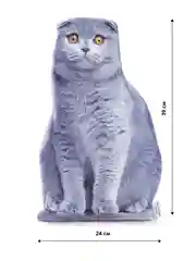 Серый мягкая подушка Кошка/Кот, реалистичная