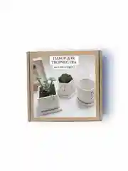 Багровый набор для творчества из гипса