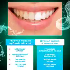 Ирригатор для зубов и десен портативный для полости рта