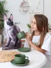 Светло-коричневый мягкая подушка Кошка/Кот, реалистичная