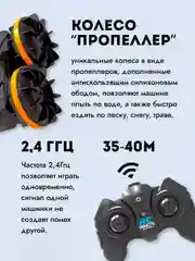 Оранжевый машинка на пульте управления "АМФИБИОН"