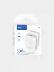Белый компактный мини повербанк Hoco J96 5000 mAh